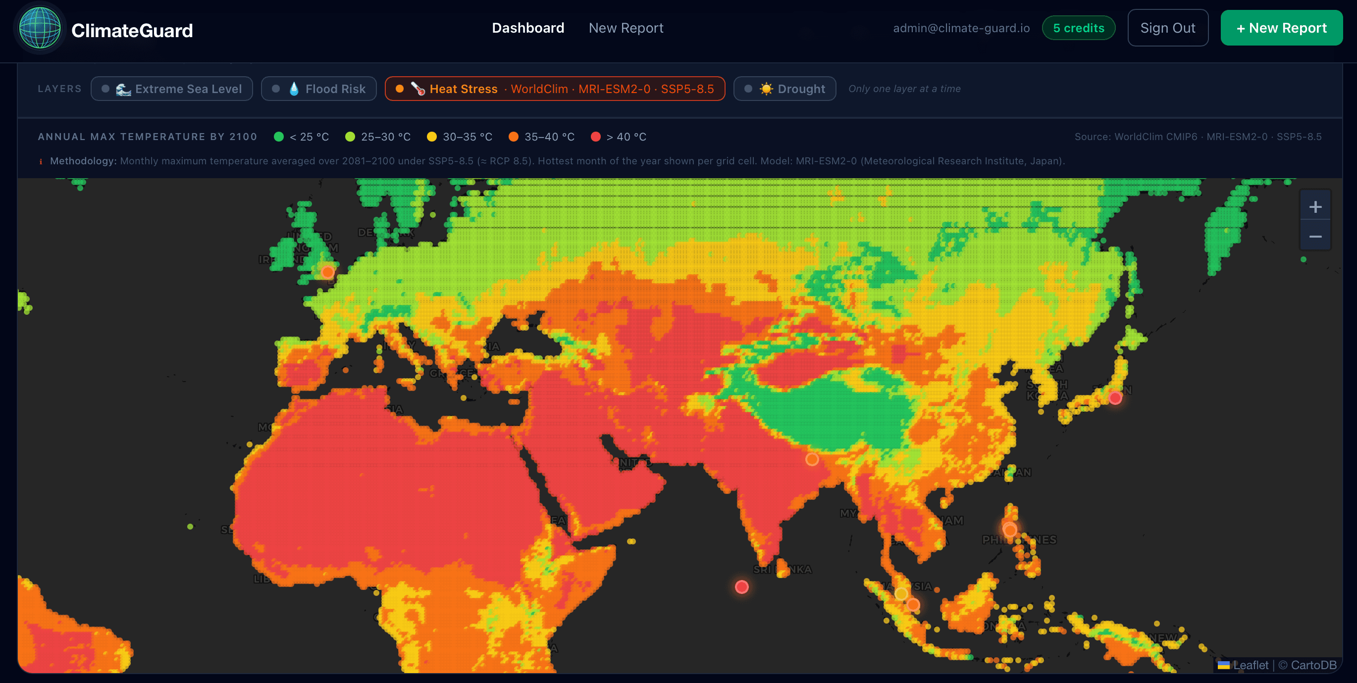 ClimateGuard — IFRS S2 Climate Risk Reporting screenshot 1